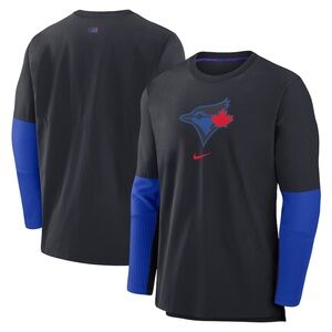 Brand New Nike Blue Jay Pullover Warmup Onfeild Jacket